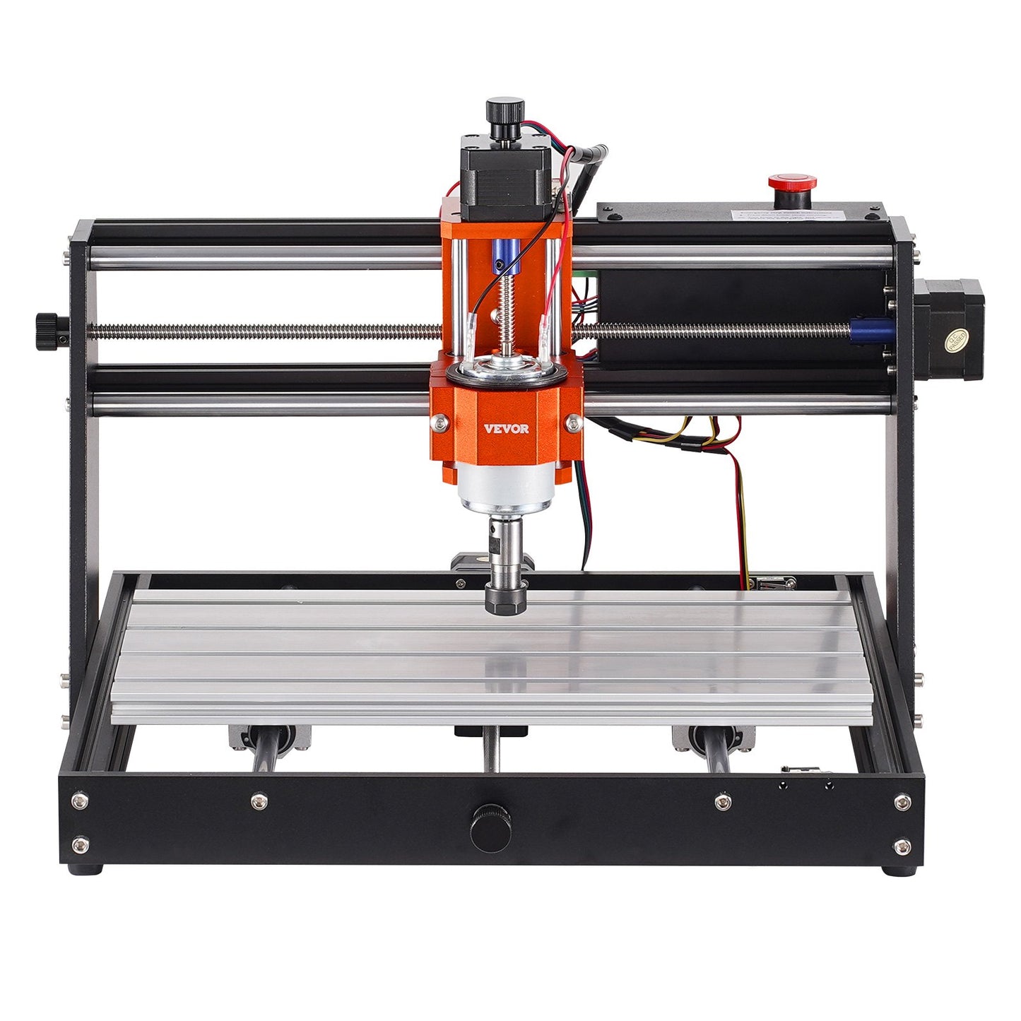 CNC-fräsmaskin, 300x200x72mm arbetsyta, 120W gravyrmaskin, 3-axlig GRBL-kontroll Trägravering Carving Fräsmaskinsats 1200RPM med offlinekontroll för trä, akryl, MDF, PVC, plastskum