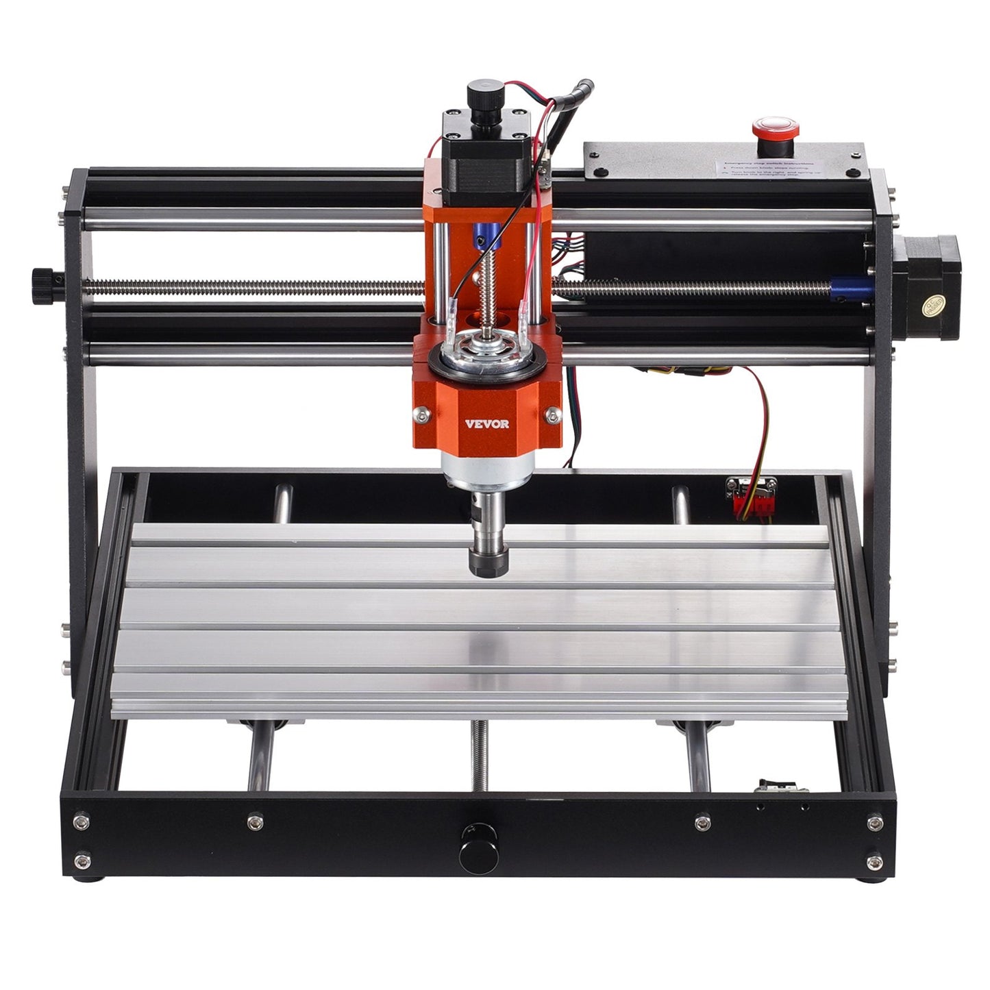 CNC-fräsmaskin, 300x200x72mm arbetsyta, 120W gravyrmaskin, 3-axlig GRBL-kontroll Trägravering Carving Fräsmaskinsats 1200RPM med offlinekontroll för trä, akryl, MDF, PVC, plastskum