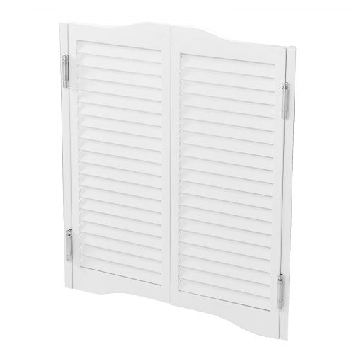 Svängdörrar för café 81,3x91,4 cm furu vit med gångjärn och beslag | EU