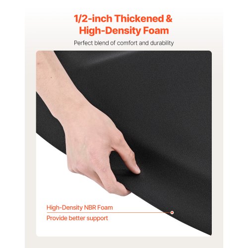 Salongsmatta för hårstylist 1520 x 910 mm Halvcirkelformad salongsmatta 13 mm tjock | EU