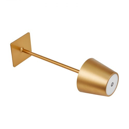 Sladdlös Bordslampa 2-pack 5200mAh Uppladdningsbart Batteri Skrivbordslampa Guld