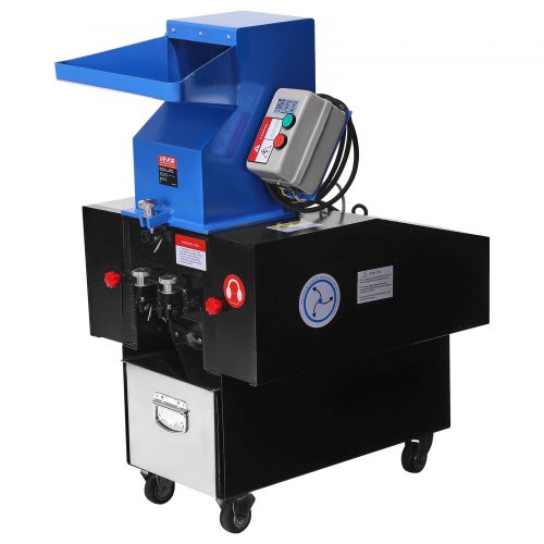 Plastic Shredder Crusher 2.2KW Granulator Recycling Machine 380V 3 Phase