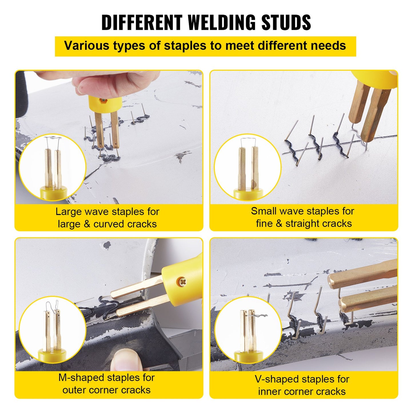 220V plastic welding machine hot glue gun hot stapler hot stapler plastic repair kit plastic welding machine 600 staples 3 heat settings