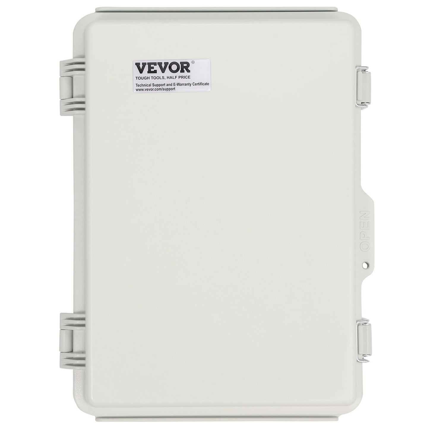 Outdoor Electrical Junction Box, 11.81 x 7.87 x 7.08 inches, ABS Plastic Electrical Box with Hinged Stainless Steel Latch, IP67 Dustproof Waterproof for Outdoor Electrical Projects