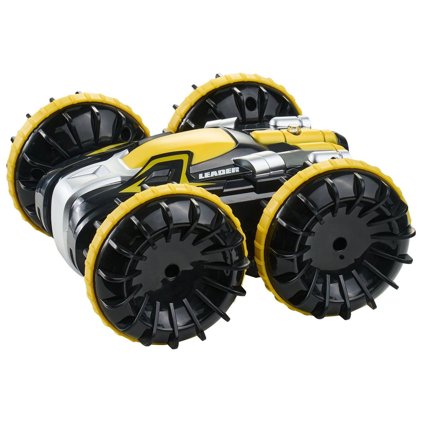 Amphibious Fjärrkontroll Bilbåt 2,4 GHz 4WD RC Båt Barn Vuxna Gul