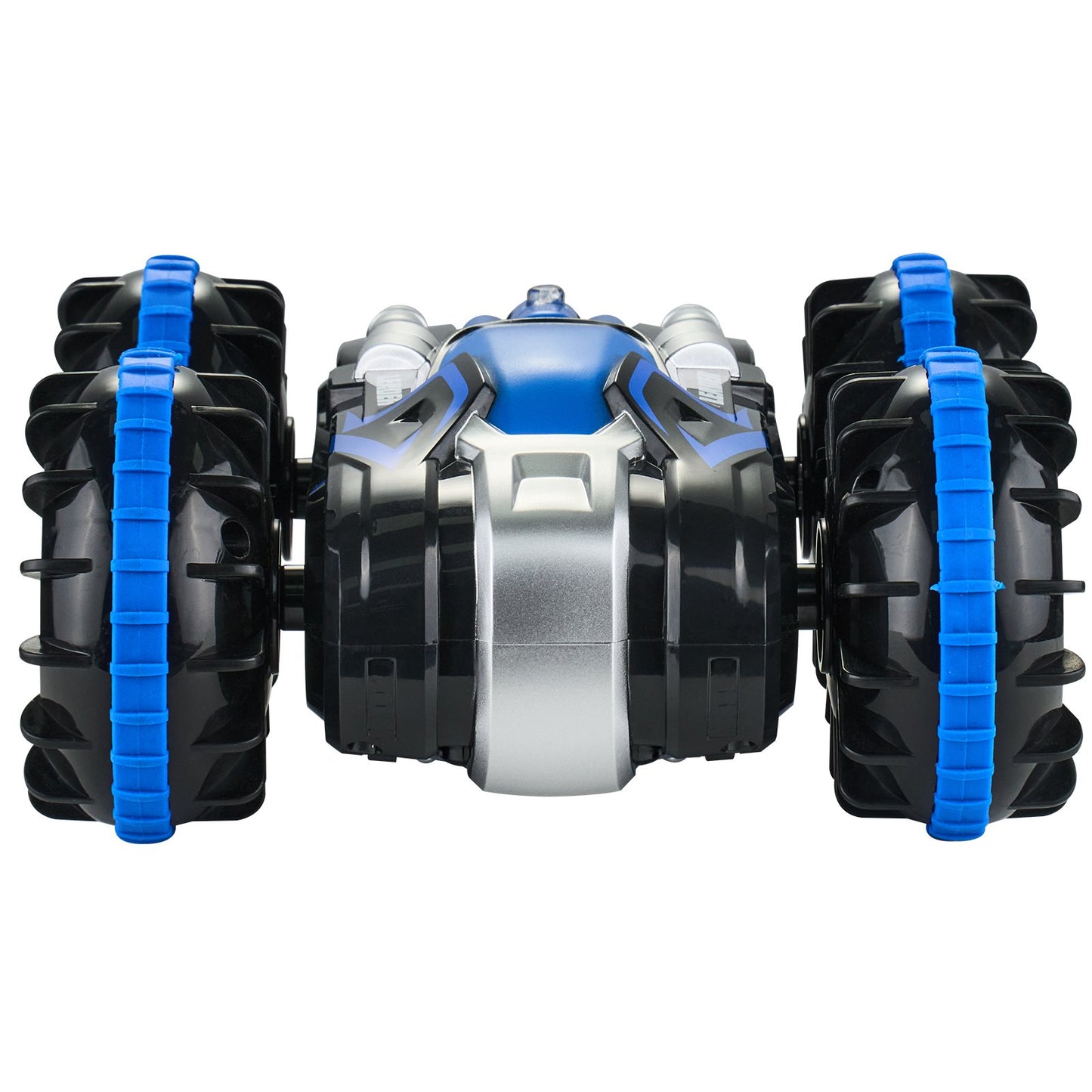 Amfibie Fjärrkontroll Bilbåt 2,4 GHz 4WD RC Båt Barn Vuxna Blå
