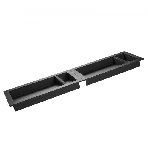 Duschnisch 40,6 x 81,3 + 40,6 x 81,3 cm Infälld vägghylla Badrum | EU