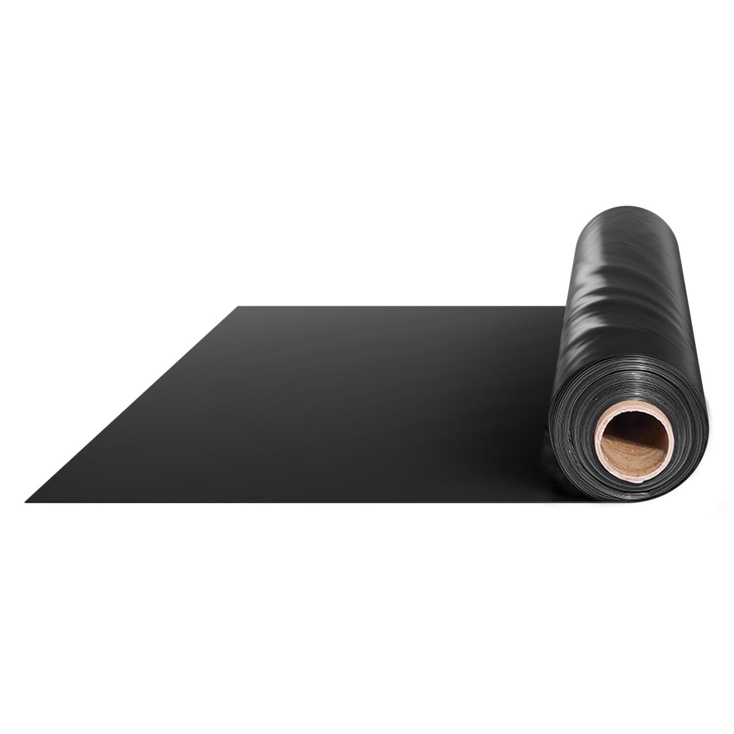 10Mil Plastic Wrap Roll 10 x 100 FT Heavy Duty Polyethylene Black