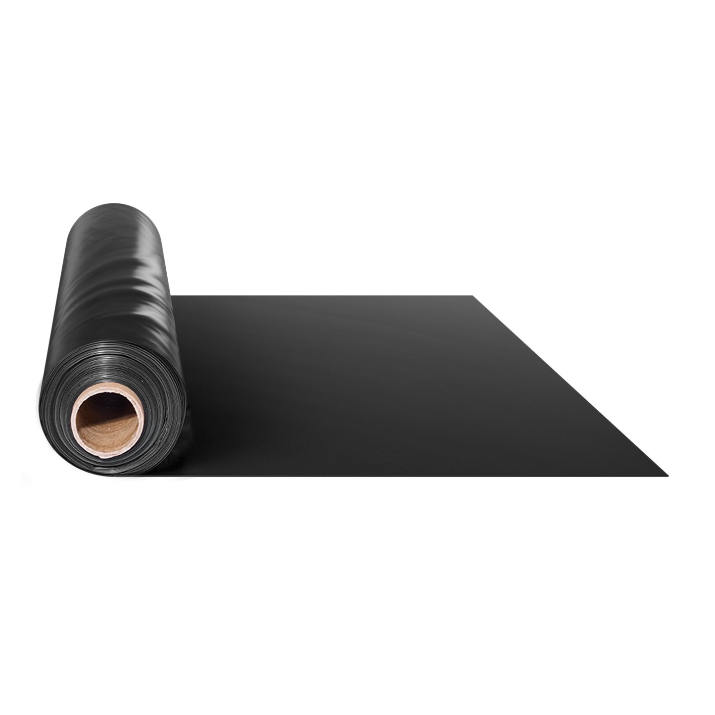 10Mil Plastic Wrap Roll 10 x 100 FT Heavy Duty Polyethylene Black