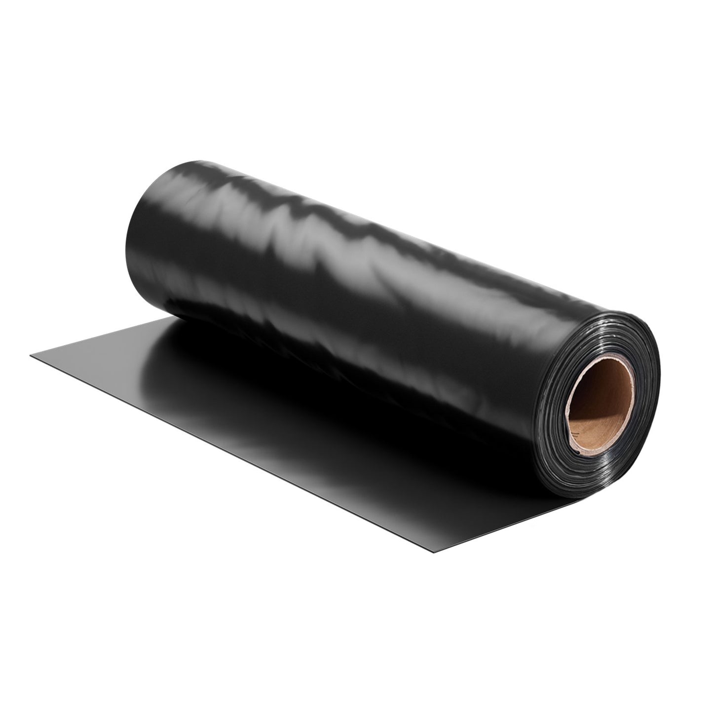 10Mil Plastic Wrap Roll 10 x 100 FT Heavy Duty Polyethylene Black