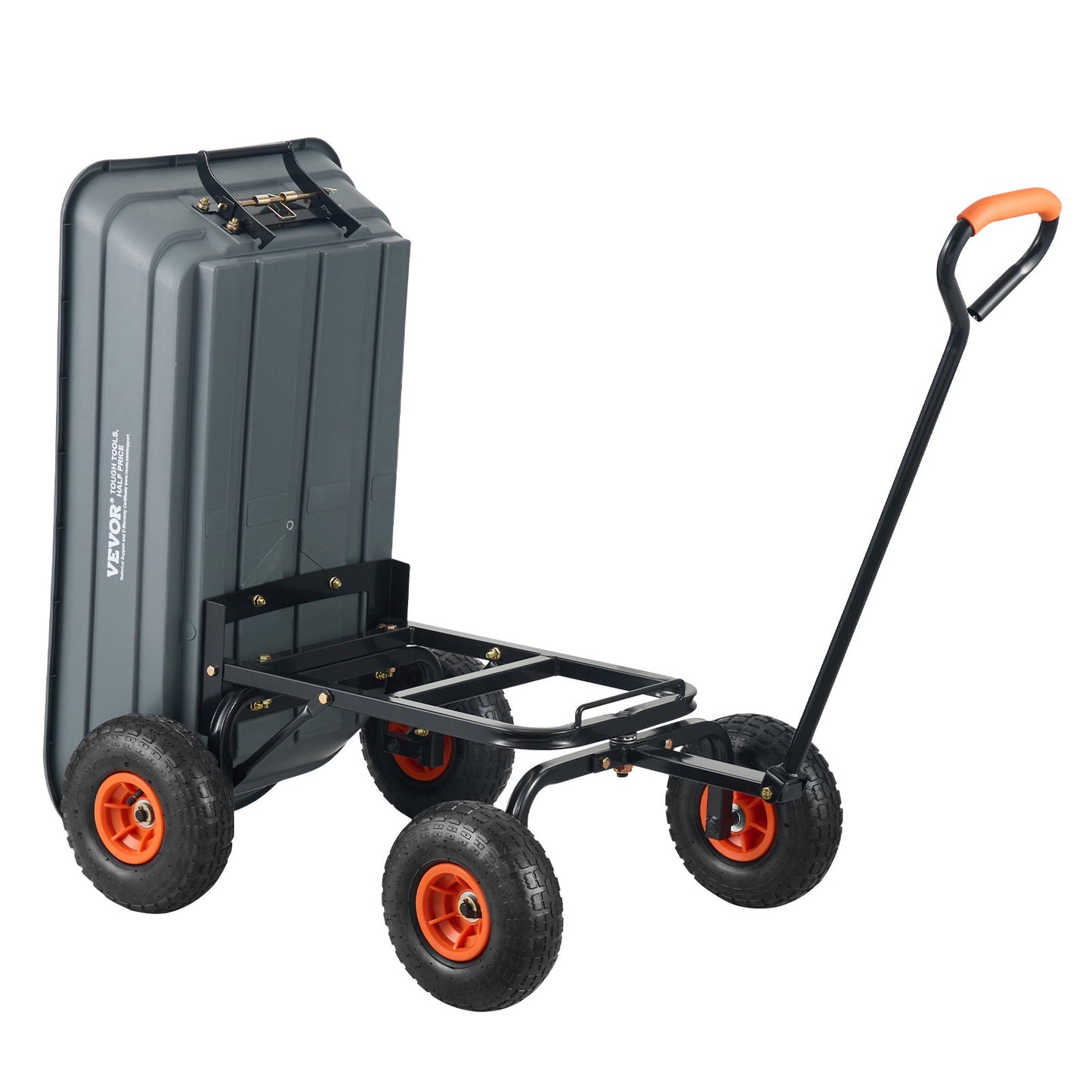 Poly Garden tippvagn Kraftiga gårdsvagnar och vagnar 4 cu.ft 600 lbs