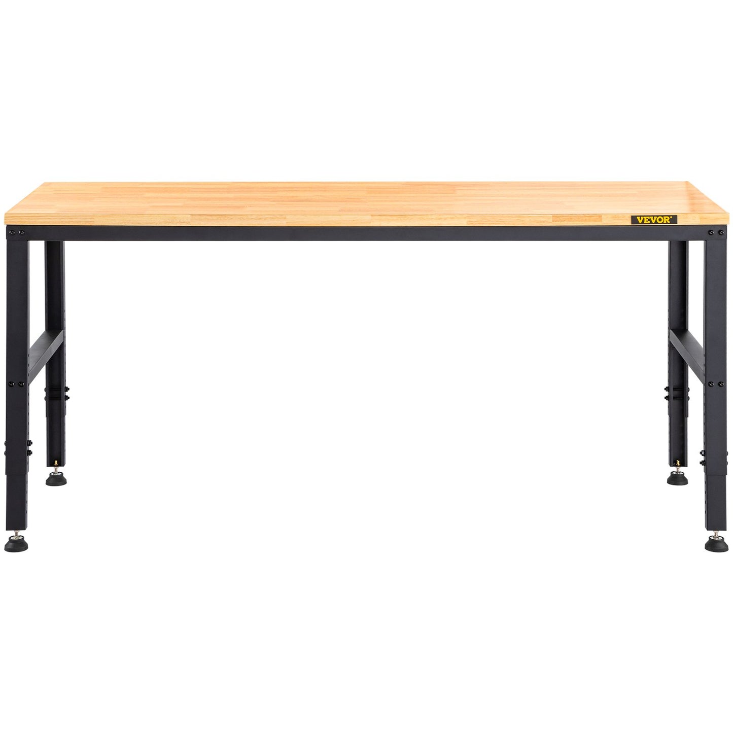Arbetsbänk med justerbar höjd 61"L x 20"W Arbetsbänksbord med eluttag