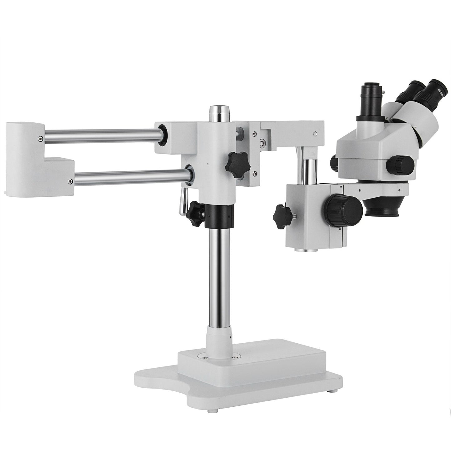 3,5X-90X Simul-Focal Stereo Mikroskop 360 ° Drehbare Trinokular Stereo Mikroskop mit Doppel Arm Boom