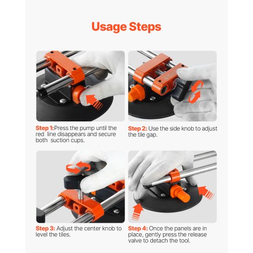 Seamless Seam Setter 6" Sugkopp för skarvning och utjämning av bänkskivor | EU