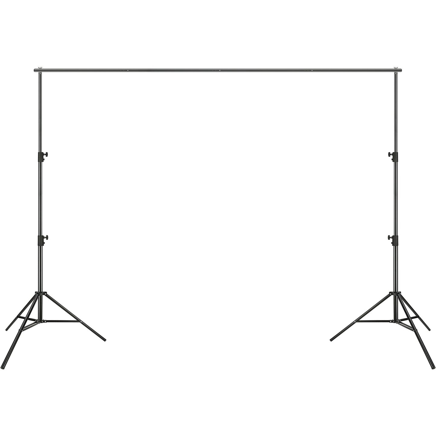 12 x 10 fot Heavy Duty Backdrop Stand, höjdjusterbart fotografi Backdrop Stand, Background Support System med 6 klämmor och en bärväska, för fest, bröllop, display, foto