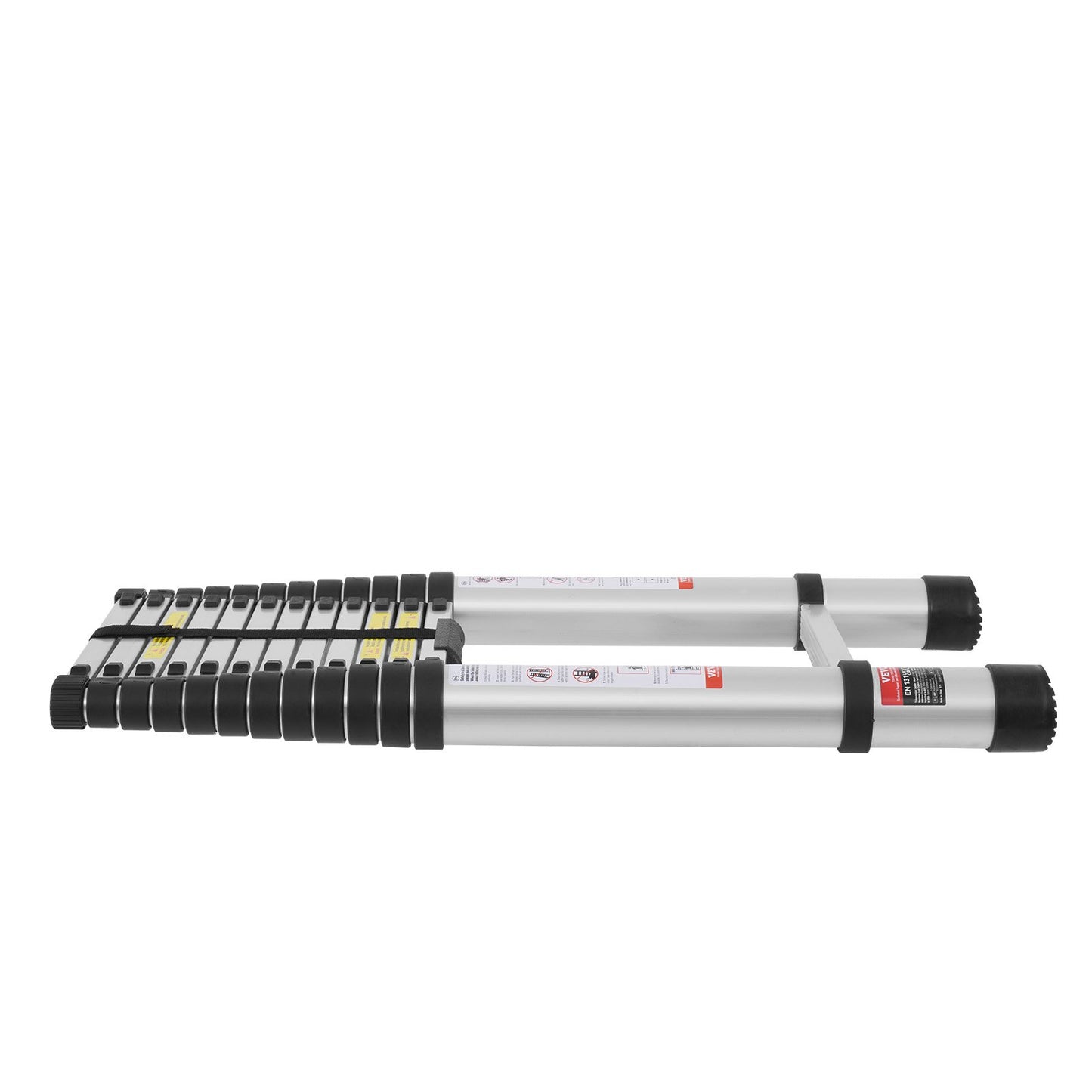 Telescopic Extension Ladder 16.4 FT Multi-Button Retract 375 LBS