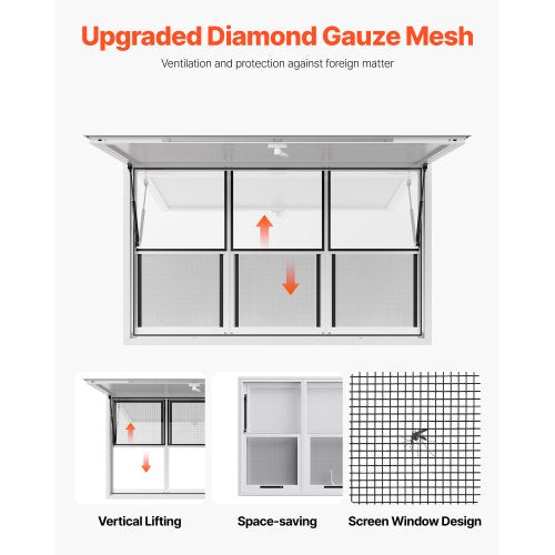 152x92 cm serving kiosk for food carts, awning