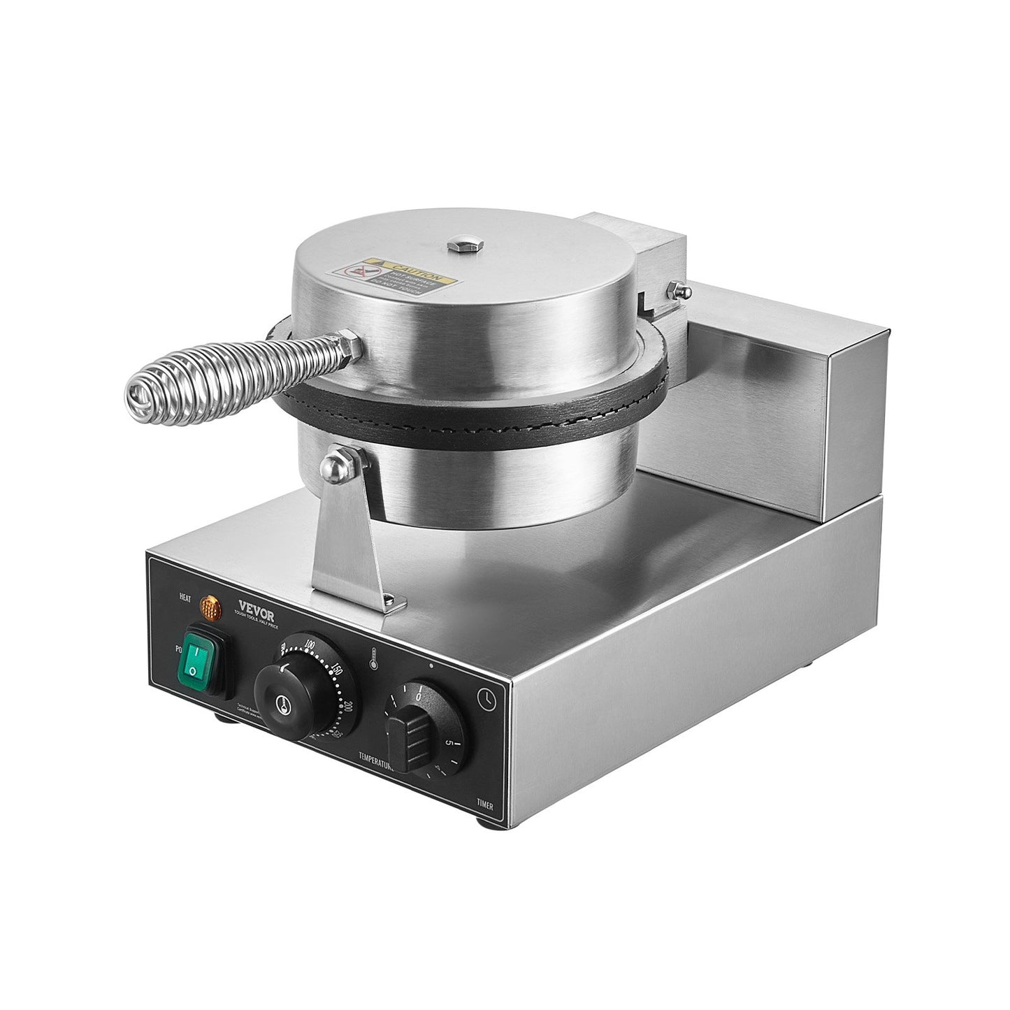 Electric Ice Cream Cone Machine Commercial Waffle Cone Egg Roll Maker 1230W