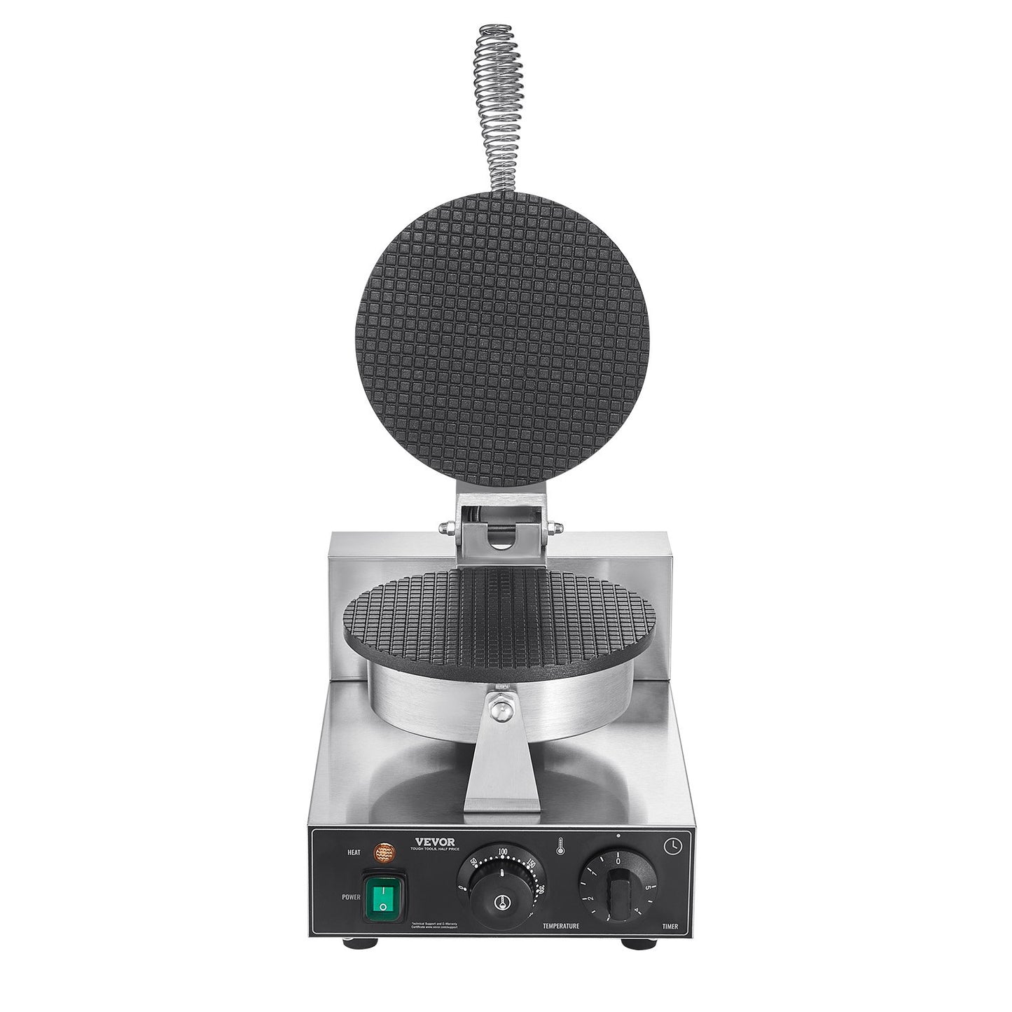 Electric Ice Cream Cone Machine Commercial Waffle Cone Egg Roll Maker 1230W