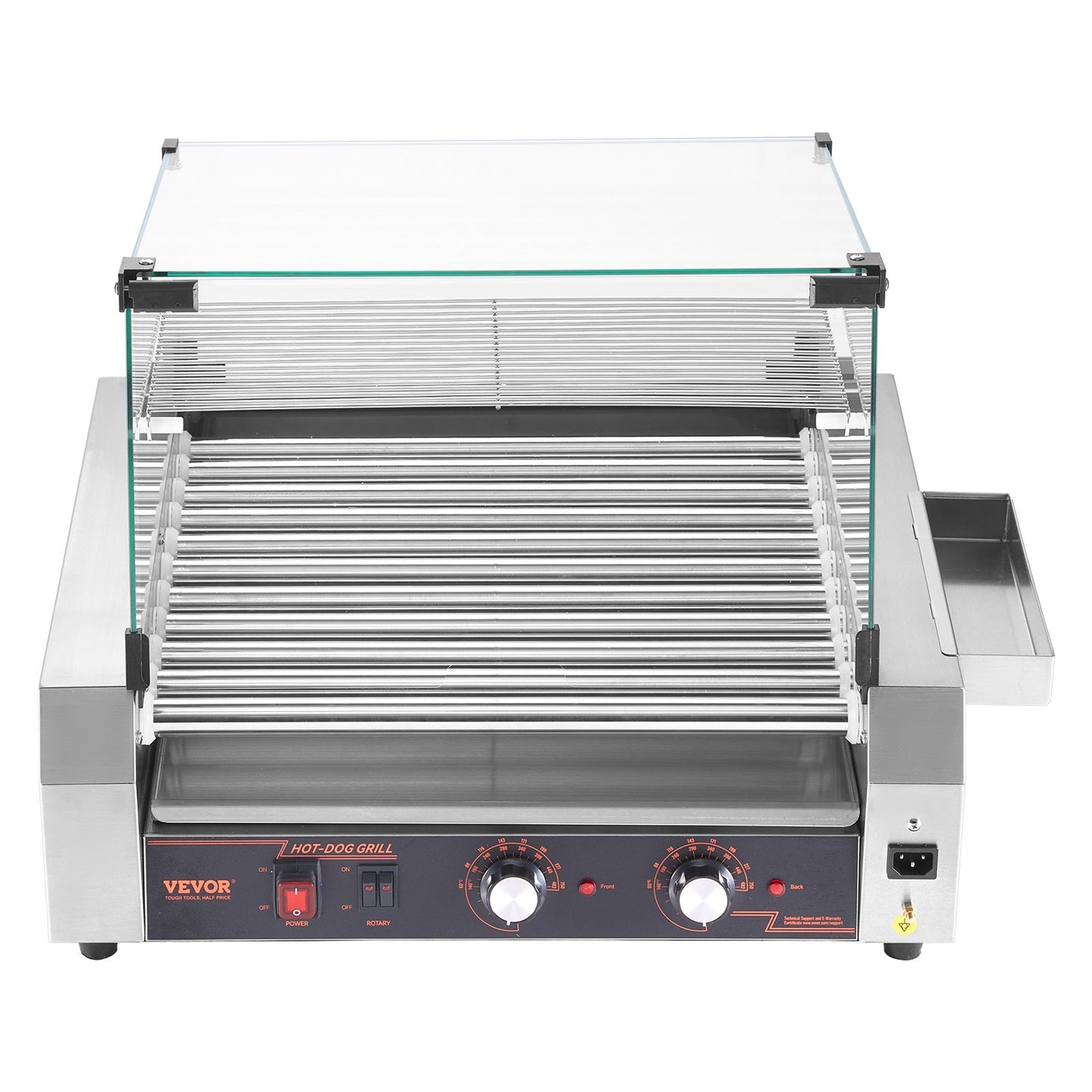 Electric 30 Hot Dog 11 Roller Commercial Grill Spismaskin 2200W
