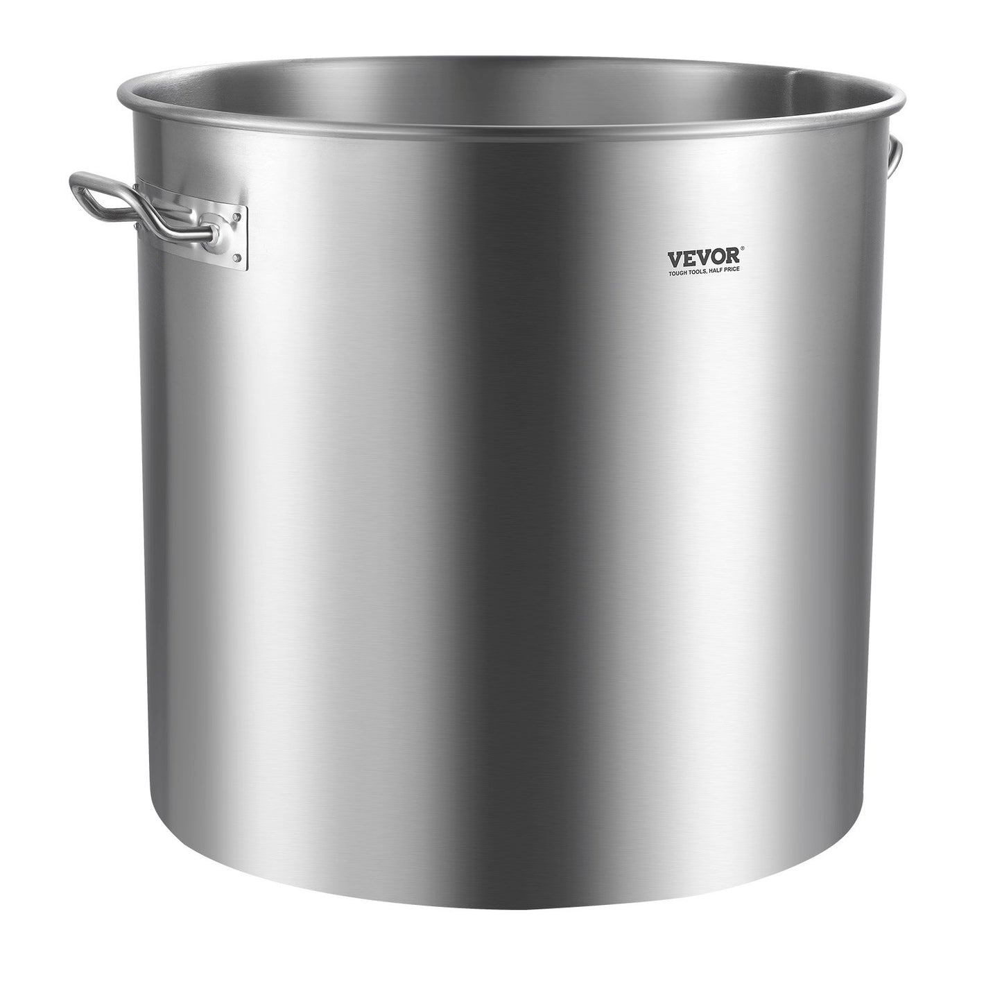 100QT Stockpot i rostfritt stål Matlagning Köksåsgryta med korglock