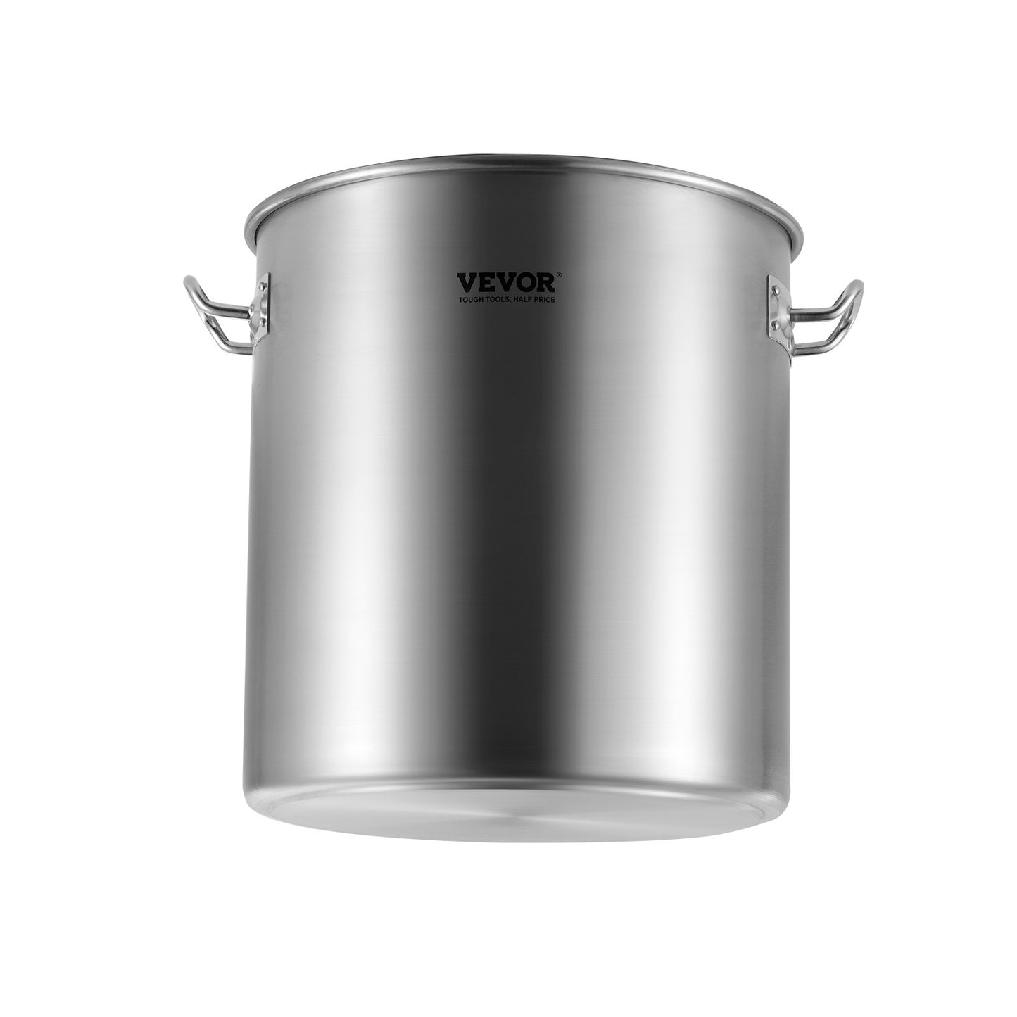 24QT Stockpot i rostfritt stål Matlagning Köksåsgryta med lockhandtag
