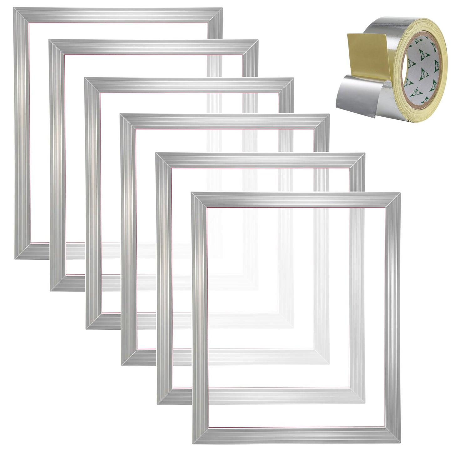 Screen Printing Kit Silk Screen Printing Ram 18x20in 160 Count Mesh 6st