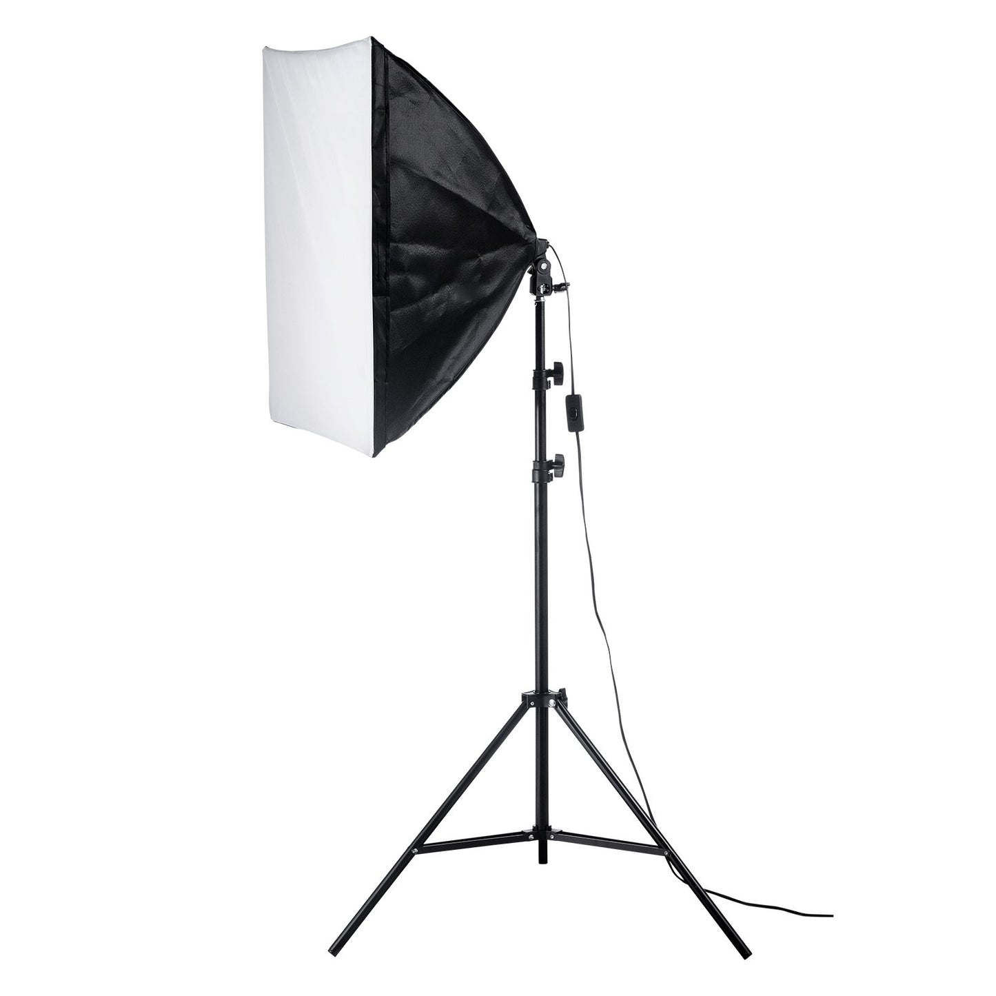 Softbox Lighting Kit 24 tum x 24 tum 30W 5500K LED-lampor justerbart stativ