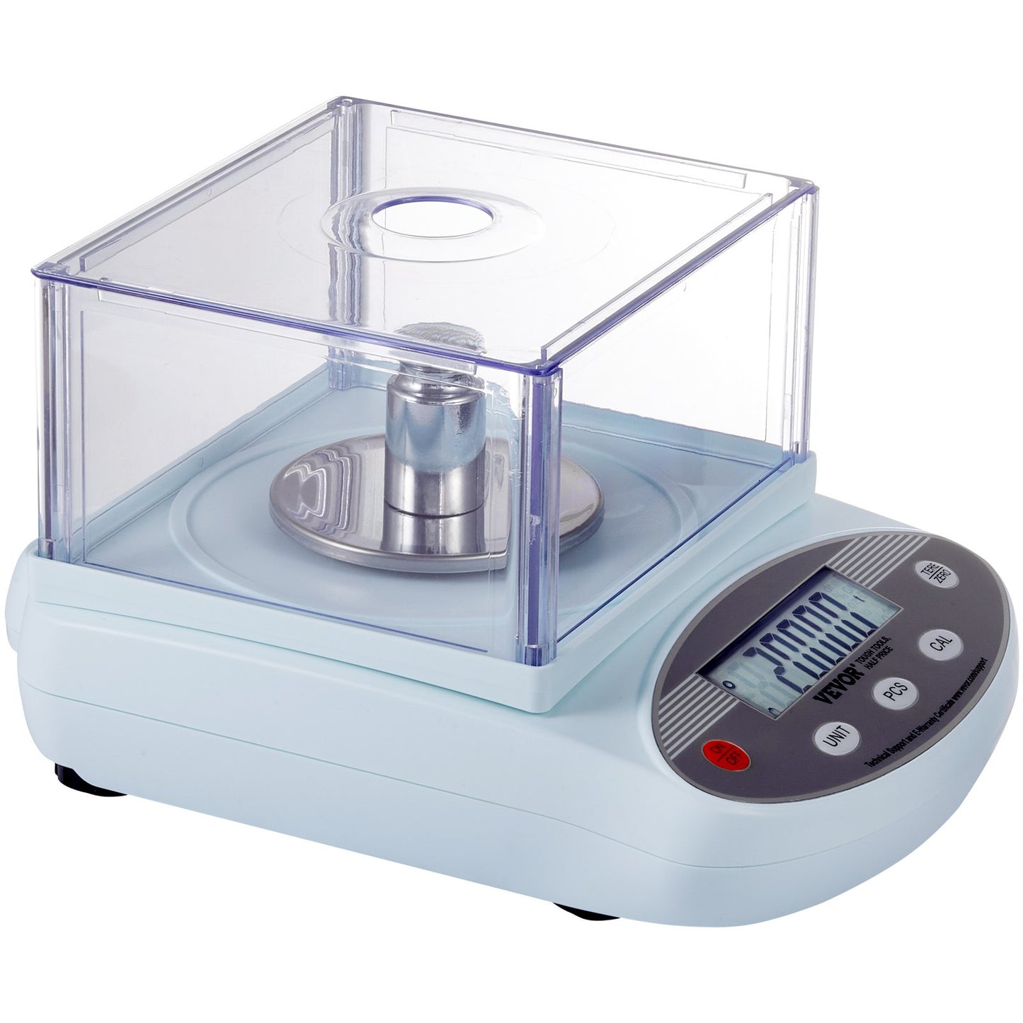 Analytical Balance Lab Scale 500g x 0,001g 13 enheter med vindruta LCD