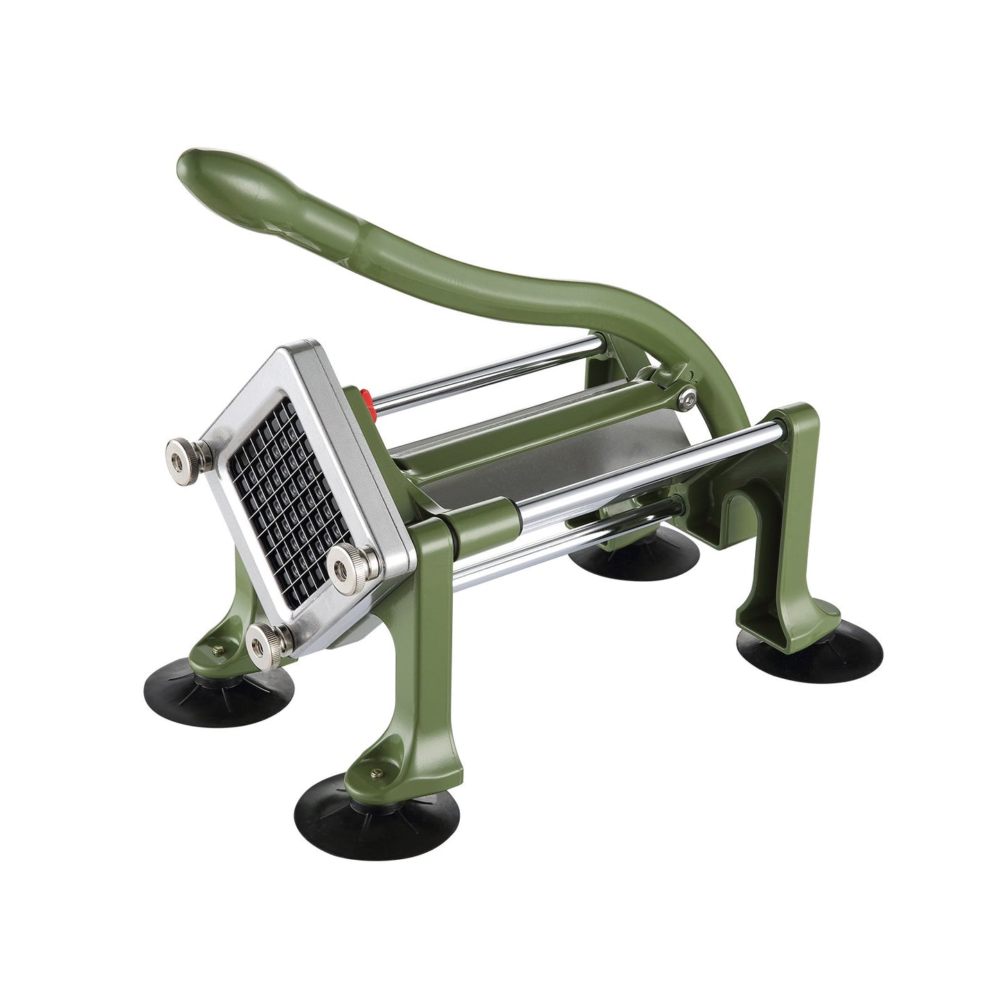 Fransk Fry Cutter Rostfritt stål Potatis Grönsaksskärare Hackare 2 Blad