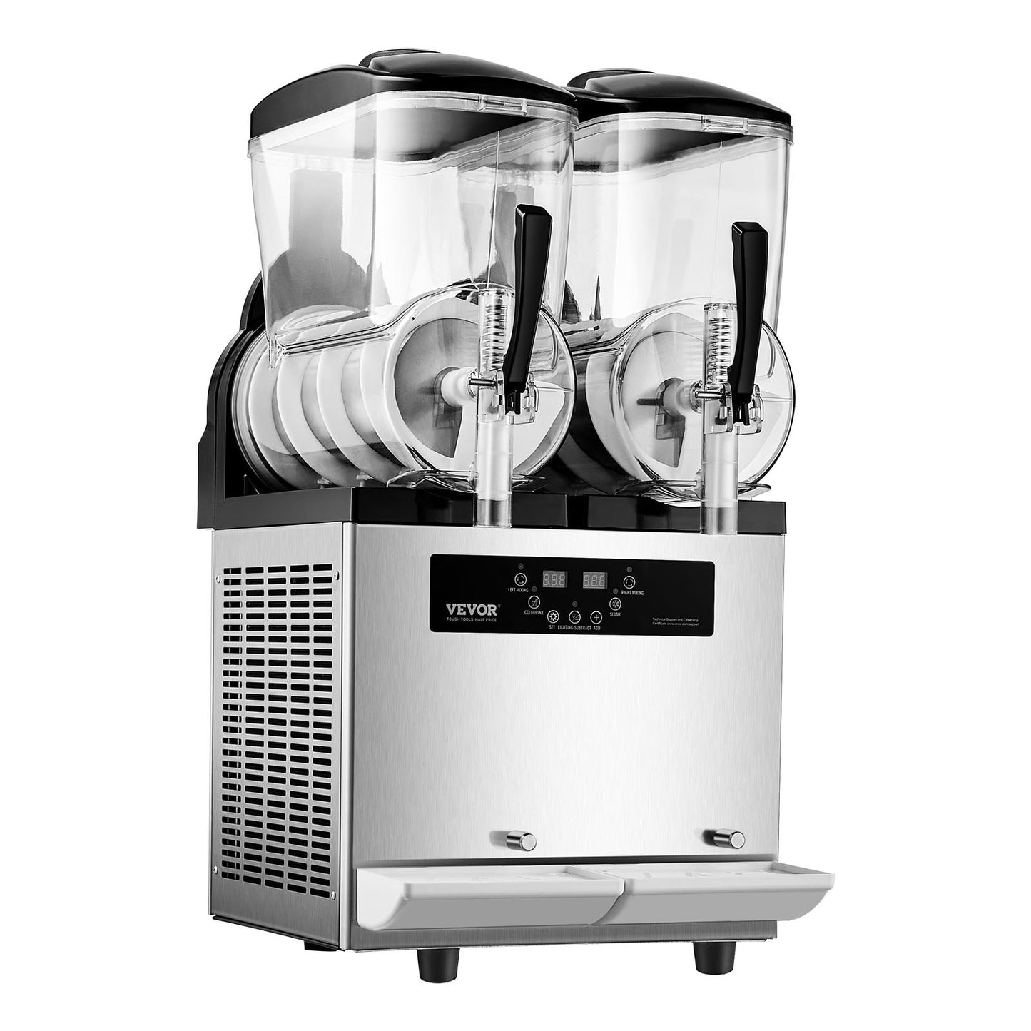 12Lx2 Tank Commercial Slushy Machine Margarita Smoothie Frozen Drink Maker