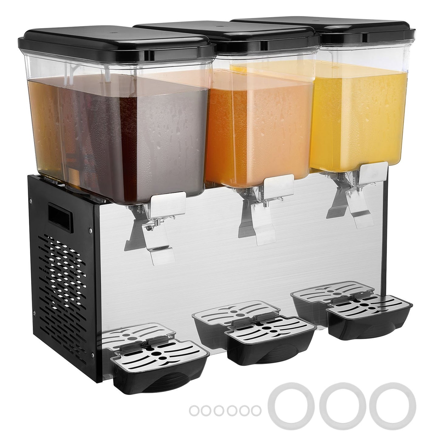 Commercial Beverage Dispenser 18L x 3 tankar Kall Juice Is Drink Dispenser