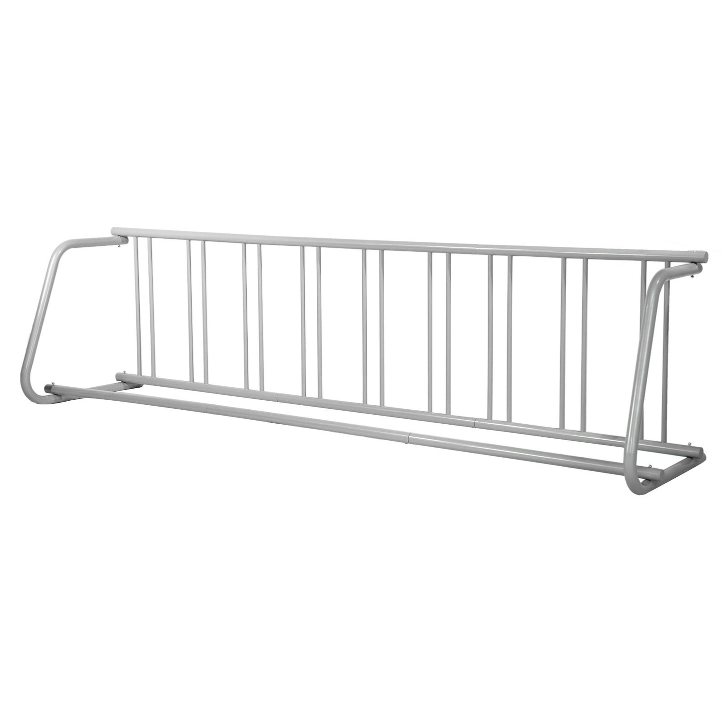 Floor Mounted Bike Rack, 9-Holder All Steel Bike Rack, 111" Length Single Sided Storage Rack, Sturdy Base and Used for Outdoor Occasions, Schools, Garages, Gardens, Backyards, Cycling Events