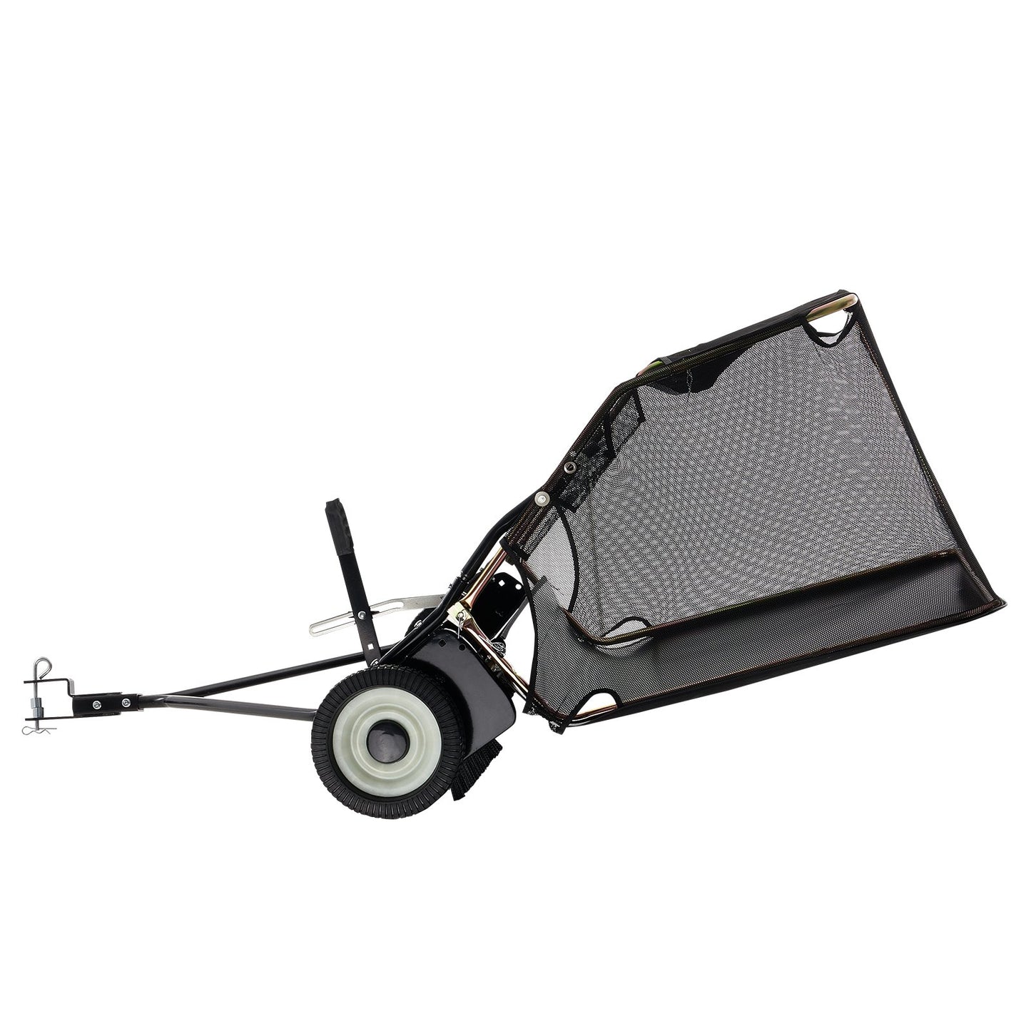 Tow-Behind Lawn Sweeper 42-inch Leaf Yard Collector 12 cu.ft. Adjustable