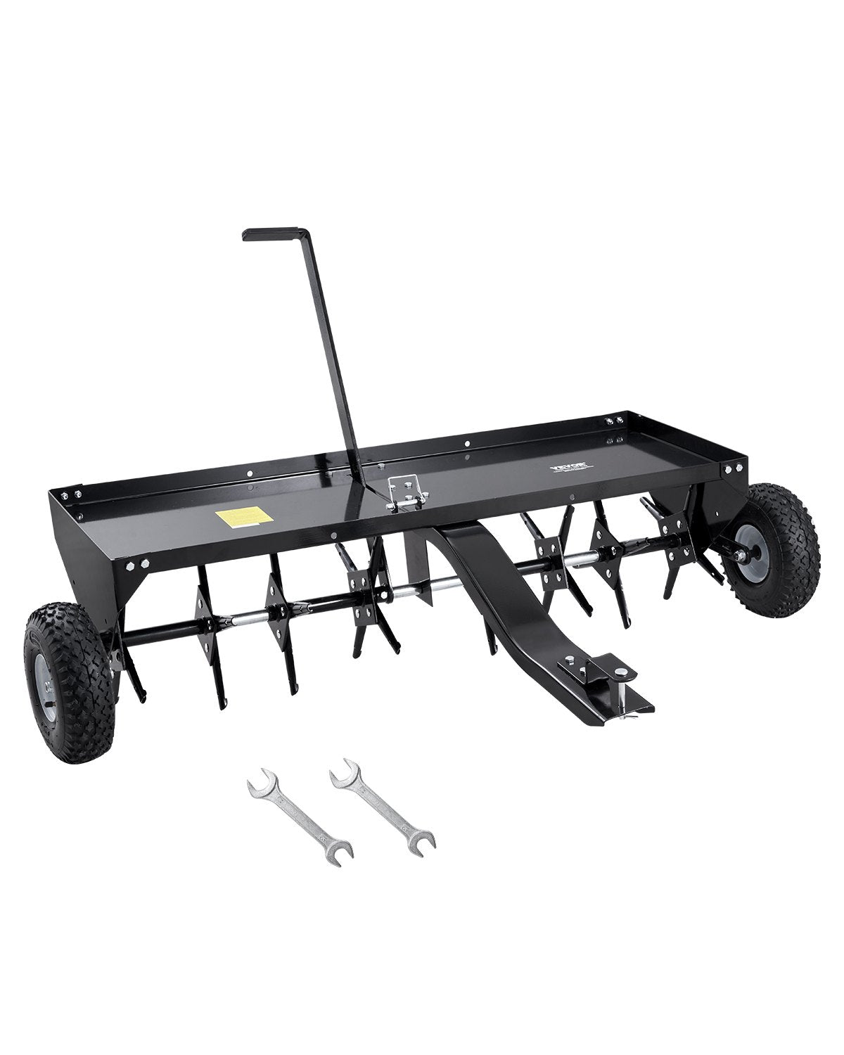 48" tow plug aerator with universal coupling lawn aerator towing behind