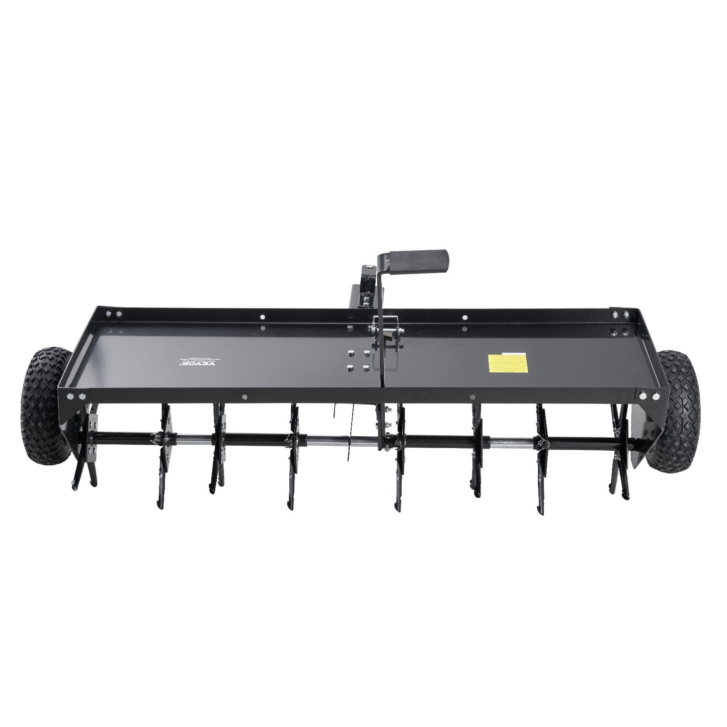 48" tow plug aerator with universal coupling lawn aerator towing behind