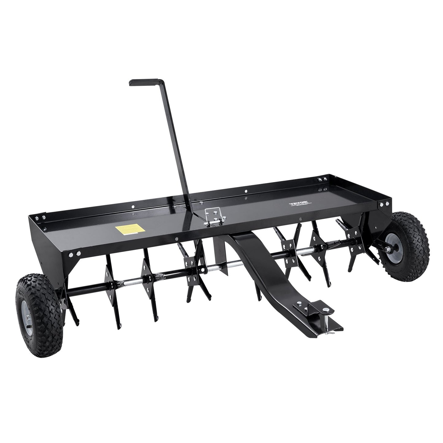 48" tow plug aerator with universal coupling lawn aerator towing behind