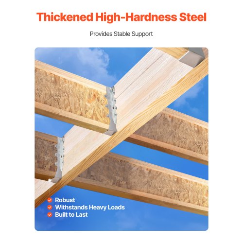 Floor joist hanger for wall mounting, internal dimensions 40x38x199 mm, 50 pcs.
