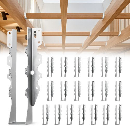 Floor joist hanger for wall mounting, internal dimensions 40x38x199 mm, 50 pcs.