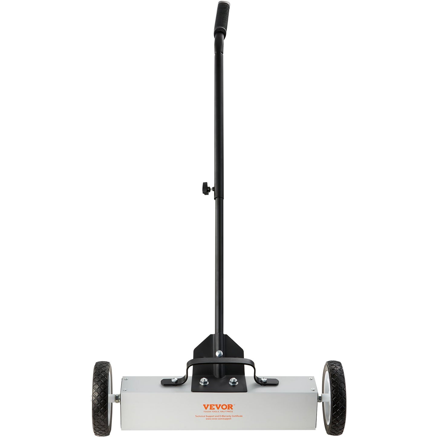45 Pound Rolling Magnetic Sweeper with Wheels, Magnetic Pickup Push Type Sweeper, 18 Inch Pickup with Large Magnet for Lawn, Magnet with Telescopic Handle, Easy Cleaning of Workshop Garage