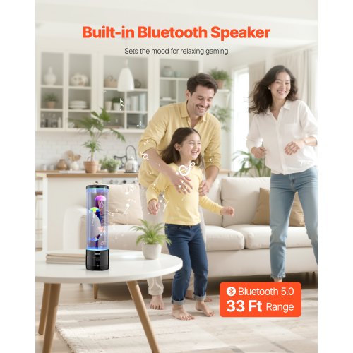 Sensorisk Bubbelrörslampa 16 Fjärrstyrd Färgad Vattenfisklampa