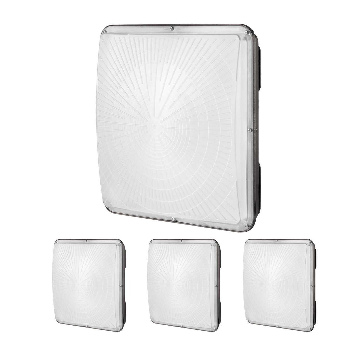 4 ST LED Canopy Light 150W 16500LM 5000K Dagsljus Utomhus Canopy Lighting