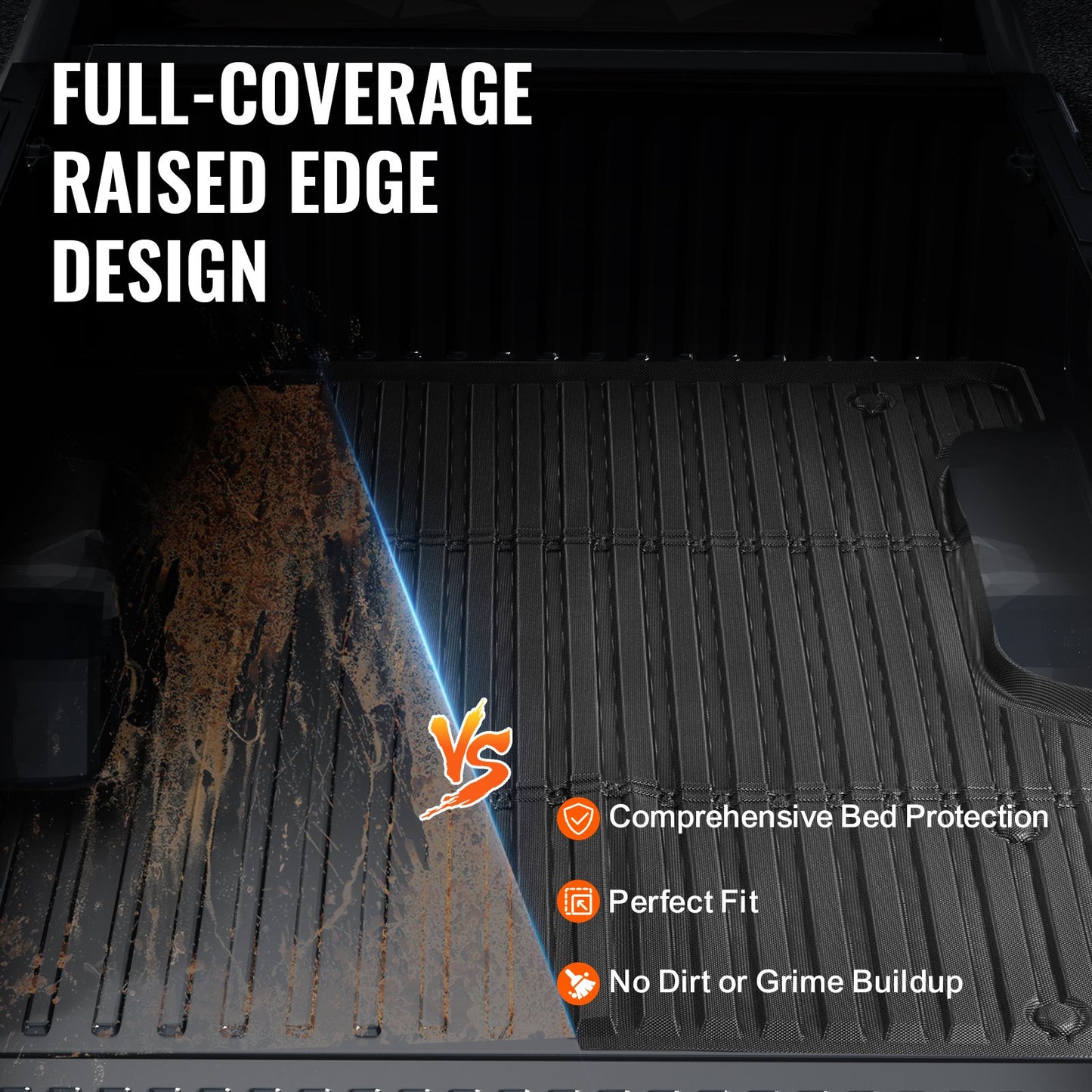 Truck Bed Mat Fit 2022-2024 Toyota Tundra TPE Truck Bed Liner Tillbehör