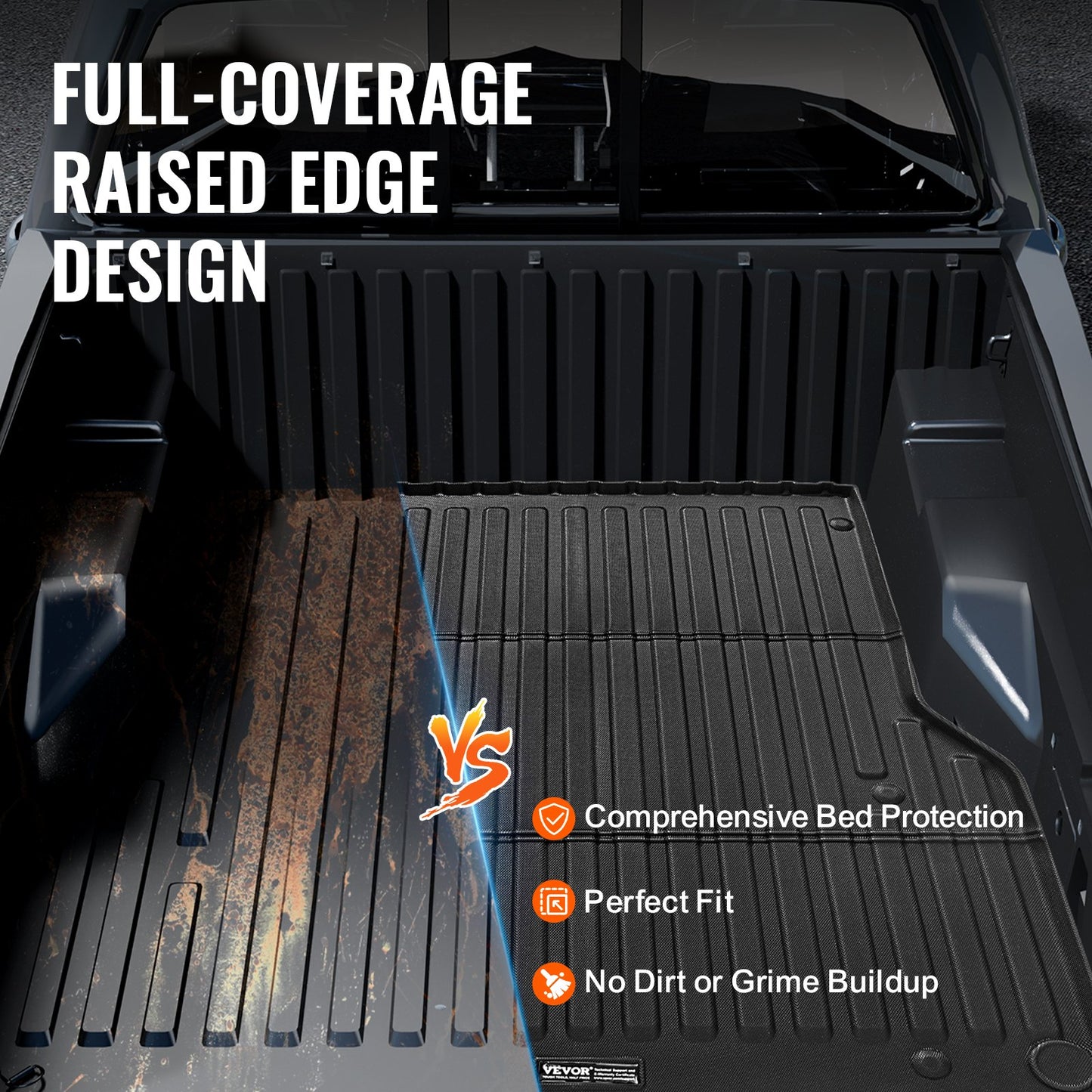 Truck Bed Mat Fit 2005-2023 Toyota Tacoma TPE Truck Bed Liner Tillbehör