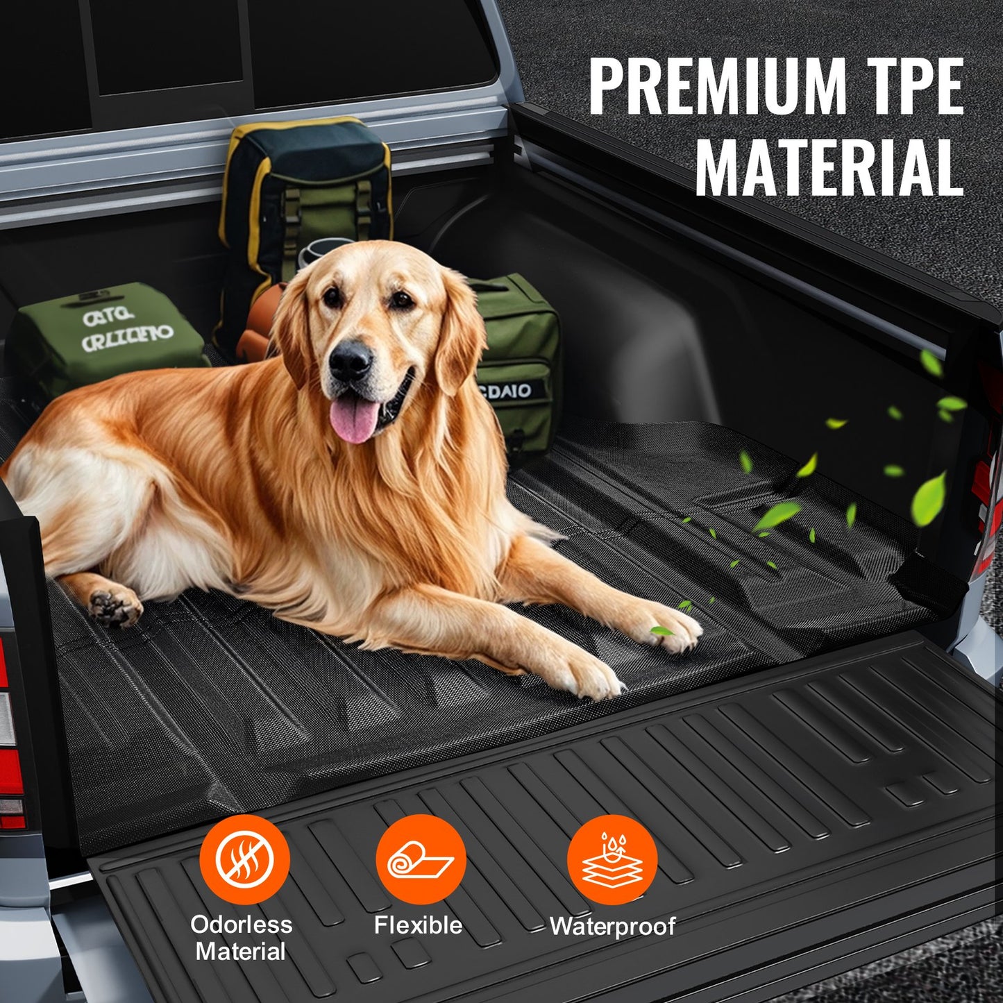 Truck Bed Mat Fit 2022-2024 Nissan Frontier TPE Truck Bed Liner Tillbehör