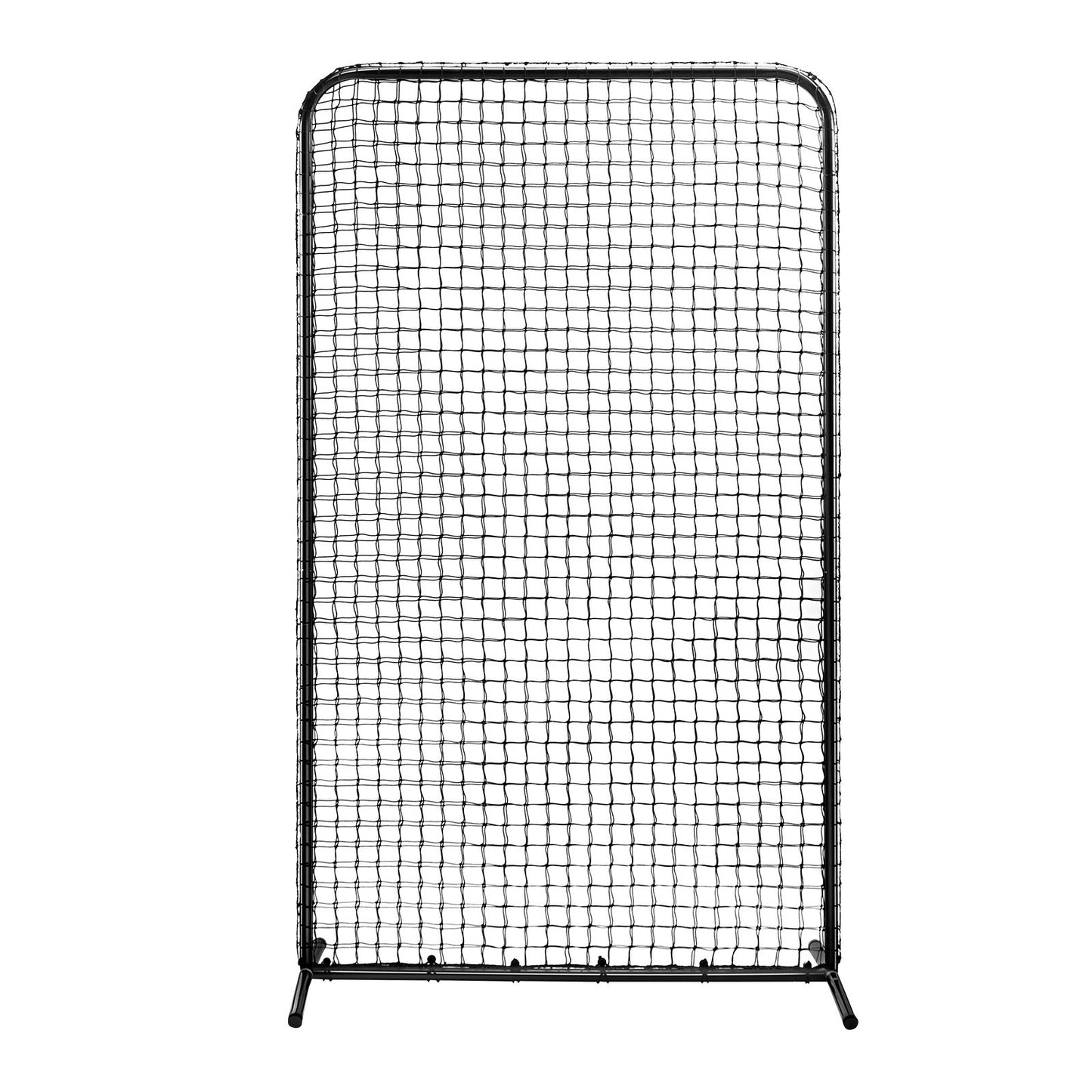I Screen Baseball för Batting Cage, 7x4 ft Baseball Softball Säkerhetsskärm, Body Protector Bärbar Batting Screen med bärväska och markinsatser, Heavy Duty Pitching Net för Pitchers Protection