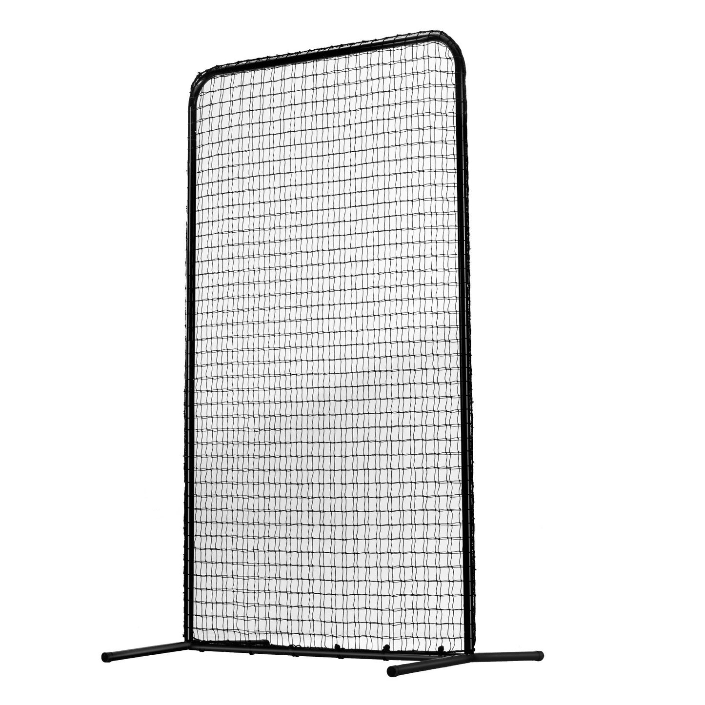 I Screen Baseball för Batting Cage, 7x4 ft Baseball Softball Säkerhetsskärm, Body Protector Bärbar Batting Screen med bärväska och markinsatser, Heavy Duty Pitching Net för Pitchers Protection