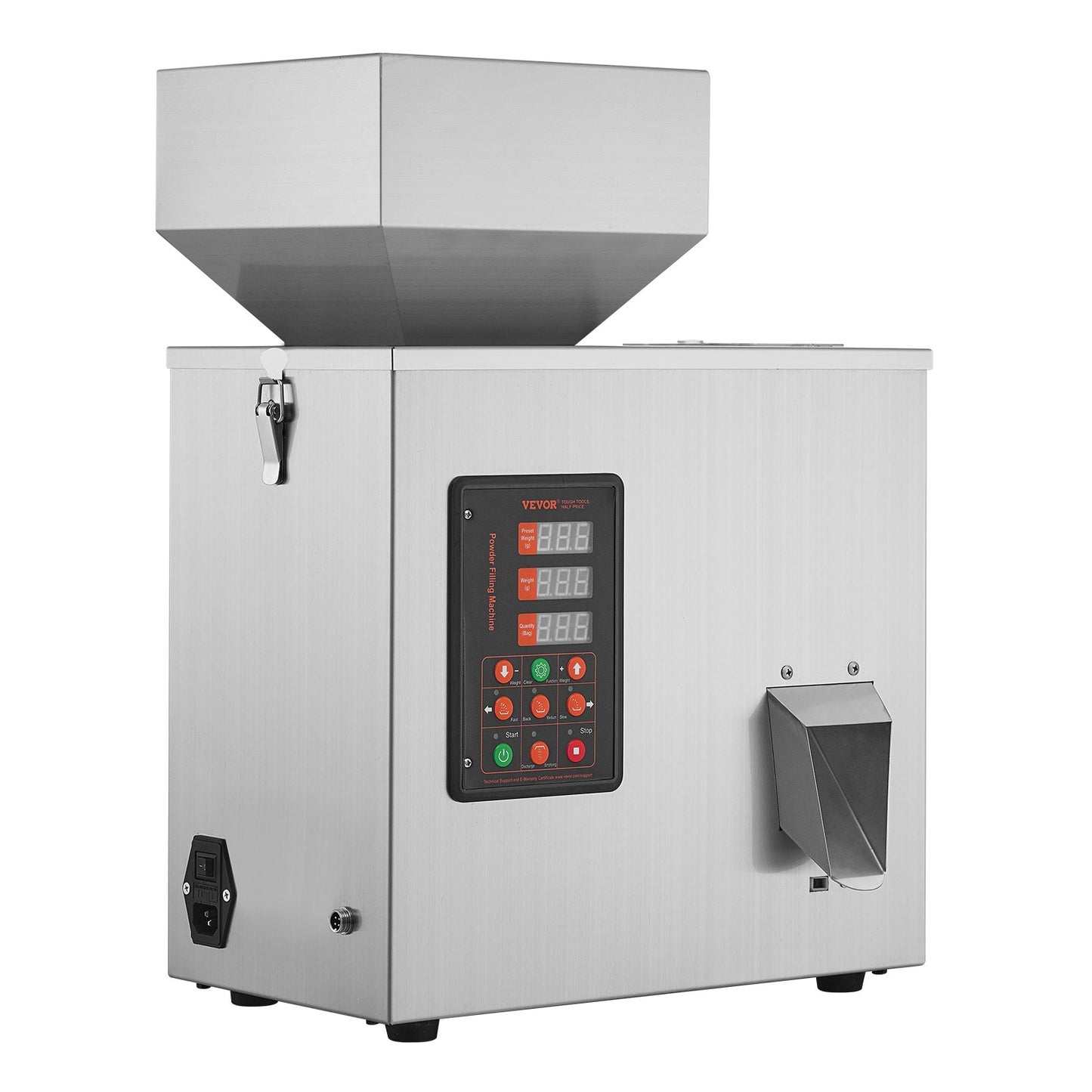 Powder Filling Machine, 0.002-0.22lbs/1-100g, Automatic Intelligent Particle Weighing Machine, Bottle Bag Powder Filling Particle Dispenser for Tea Seeds Grain Powder Flour Beans Glitter