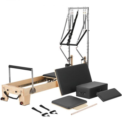 Pilates Reformer Trä Pilatesmaskin Hemmagym Träningsutrustning | EU