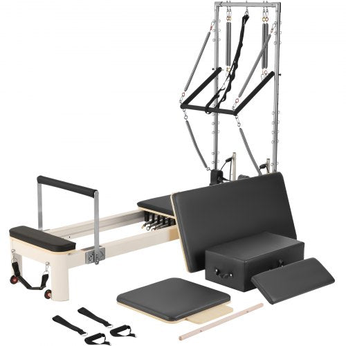 Pilates Reformer Pilatesmaskin Hemmagymutrustning med Motstånd | EU